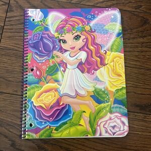 Lisa Frank theme book 10.5 × 8 inch 70 sheet number Blank Rosa Fairy clean nice